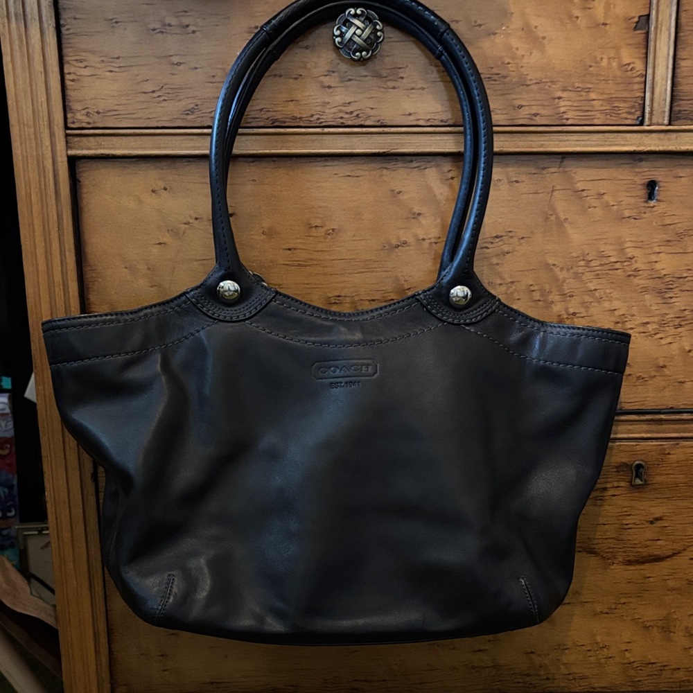 Coach Black Legacy Bleeker Tote